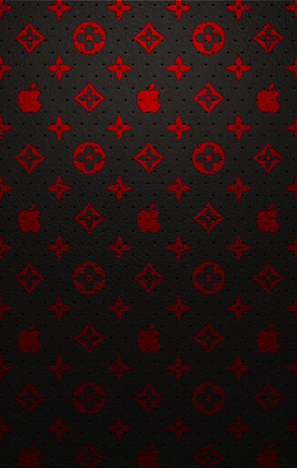 phone background  Red and black wallpaper, Louis vuitton iphone