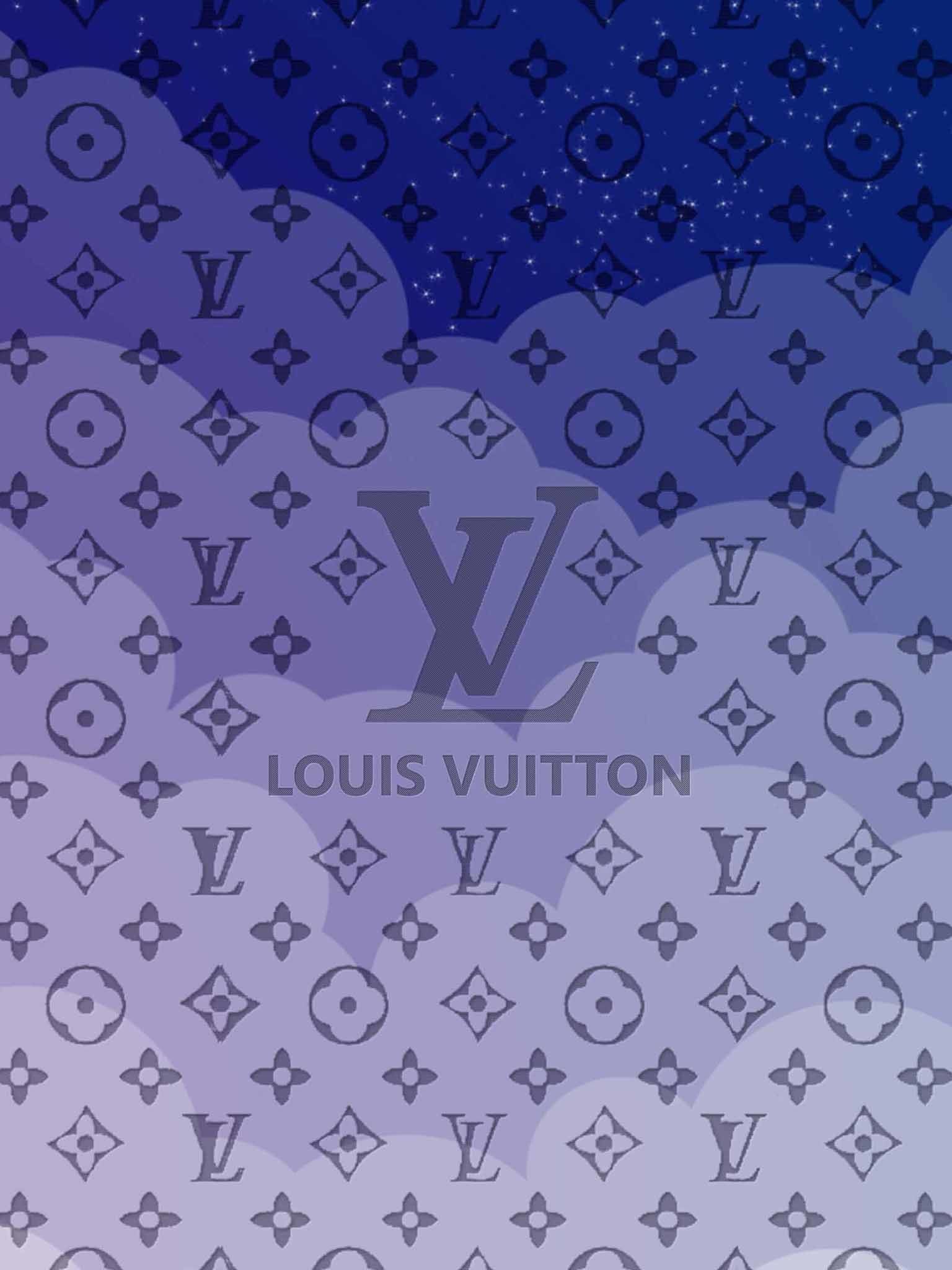 Download 4k Supreme Black Louis Vuitton Wallpaper
