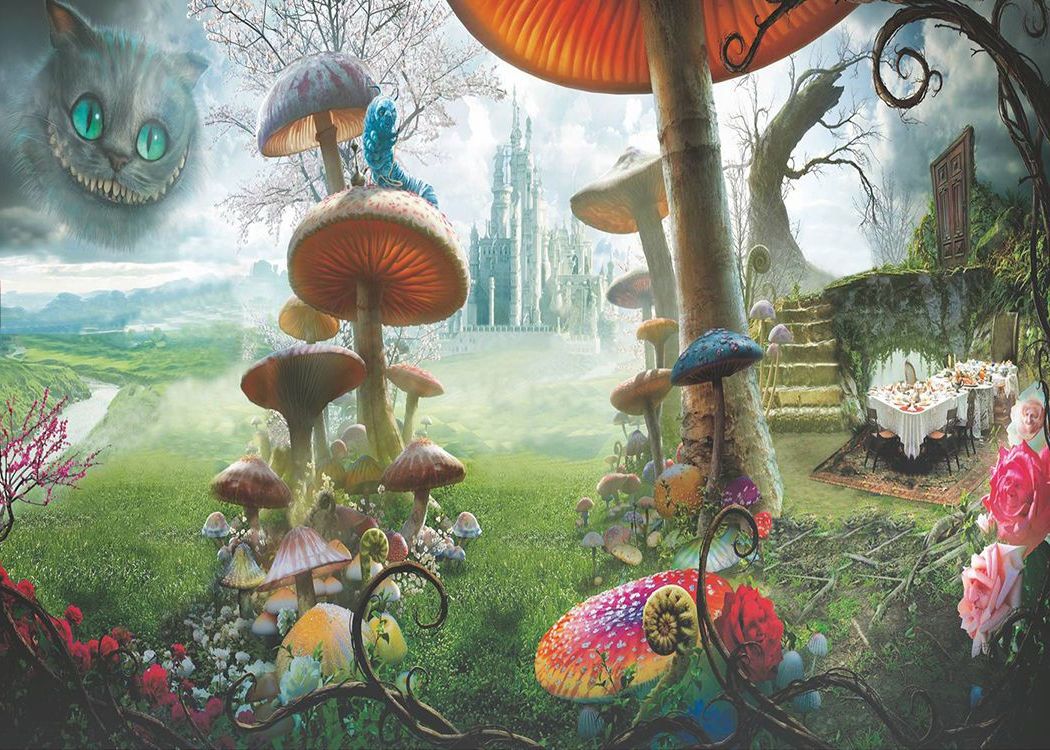 Alice In Wonderland Zoom Background