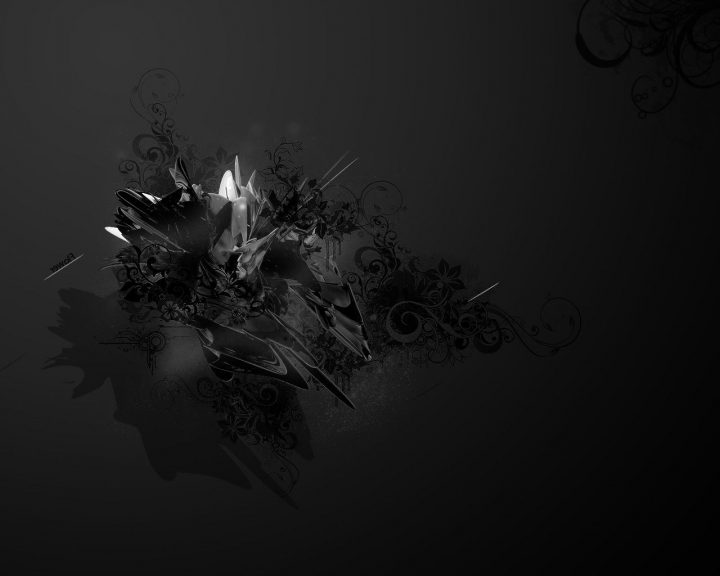 Black Flowers Wallpaper - Wallpaper Sun