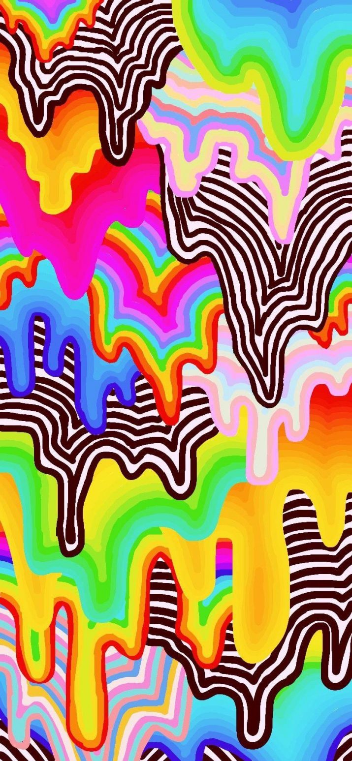 Aesthetic, acid, rainbow, trippy, HD phone wallpaper | Peakpx