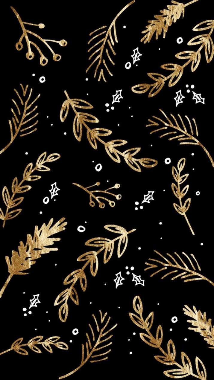 Black And Gold Wallpaper 1