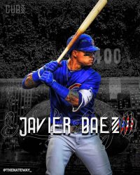 Download Javier Baez Blue Polar Bear Wallpaper