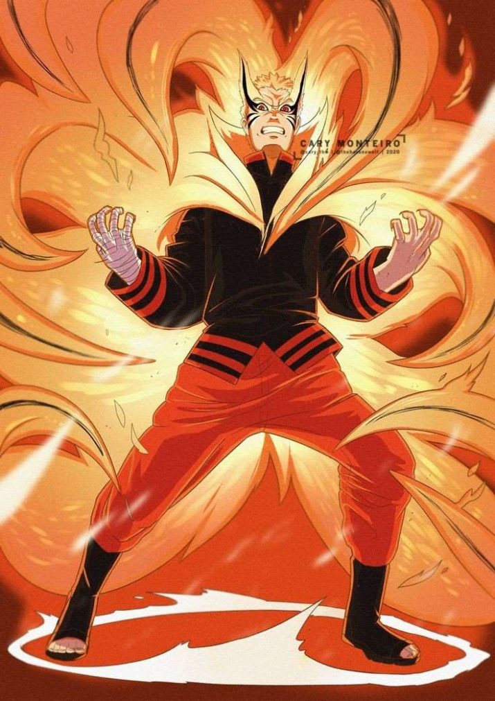 Naruto Baryon Mode Wallpaper 1