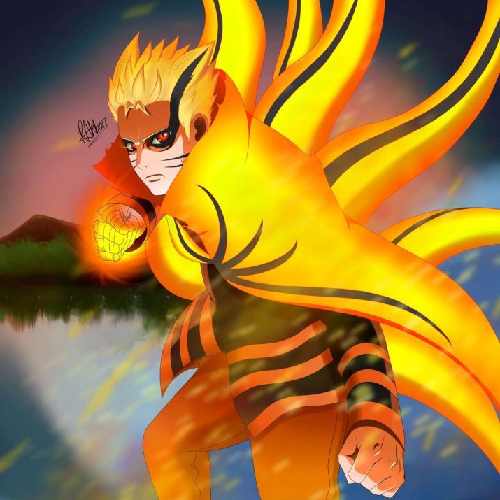 Naruto Baryon Mode Wallpaper 1