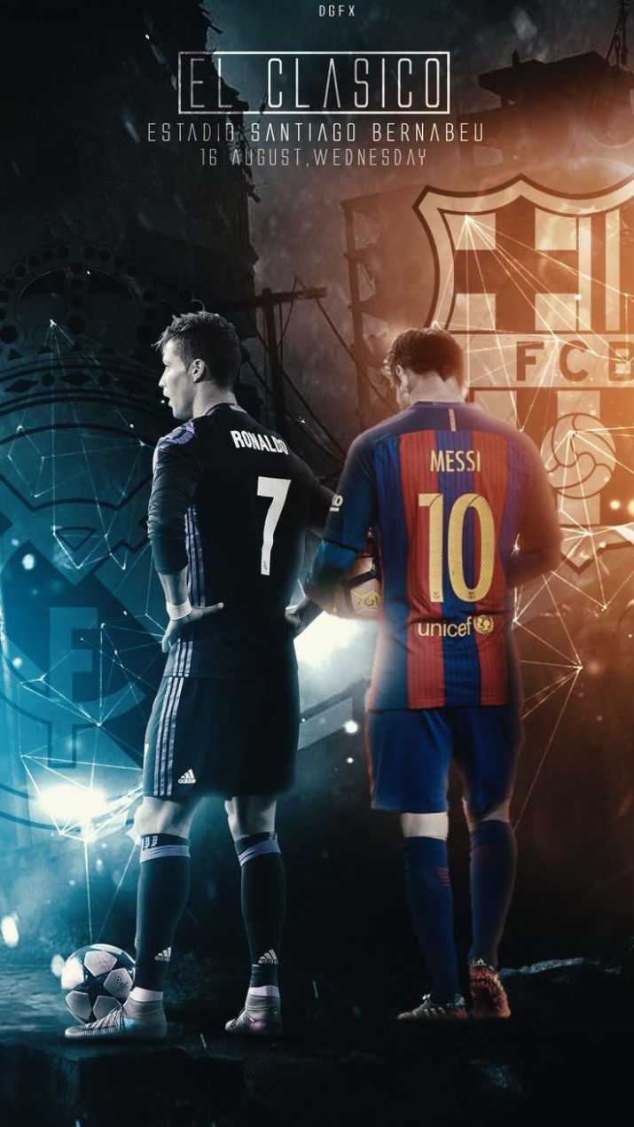 wallpaper messi ronaldo