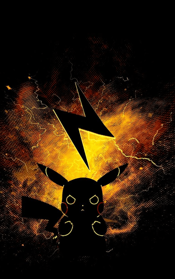 Black pikachu Wallpapers Download
