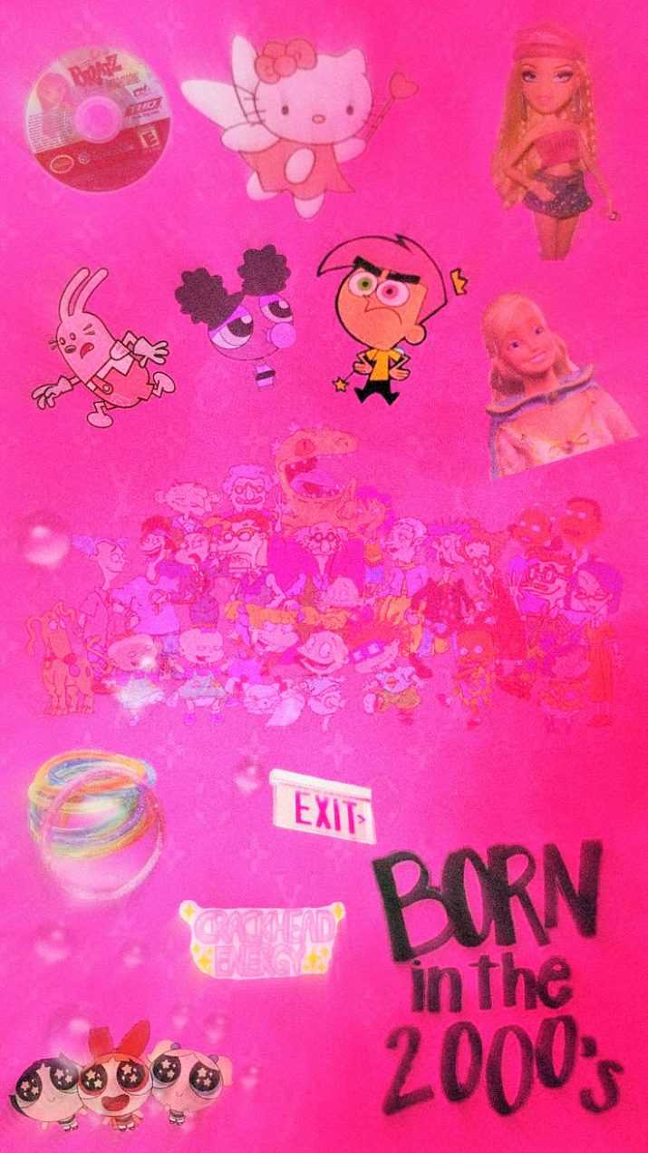 Pink Y2K Wallpaper 1