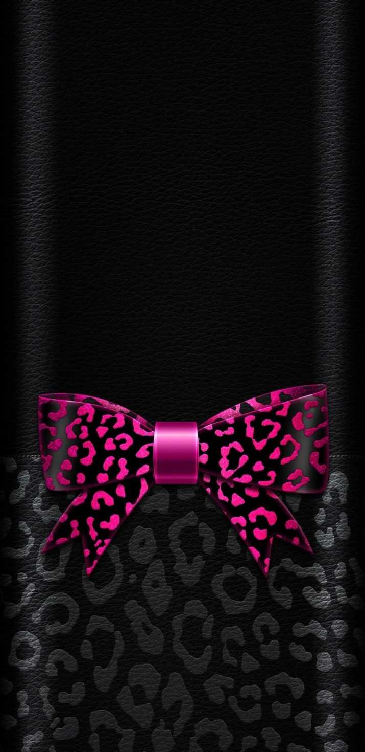 Black Wallpaper For Girls Pink 1