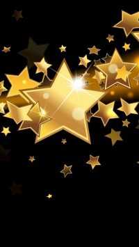 Gold Star Background Wallpaper 20