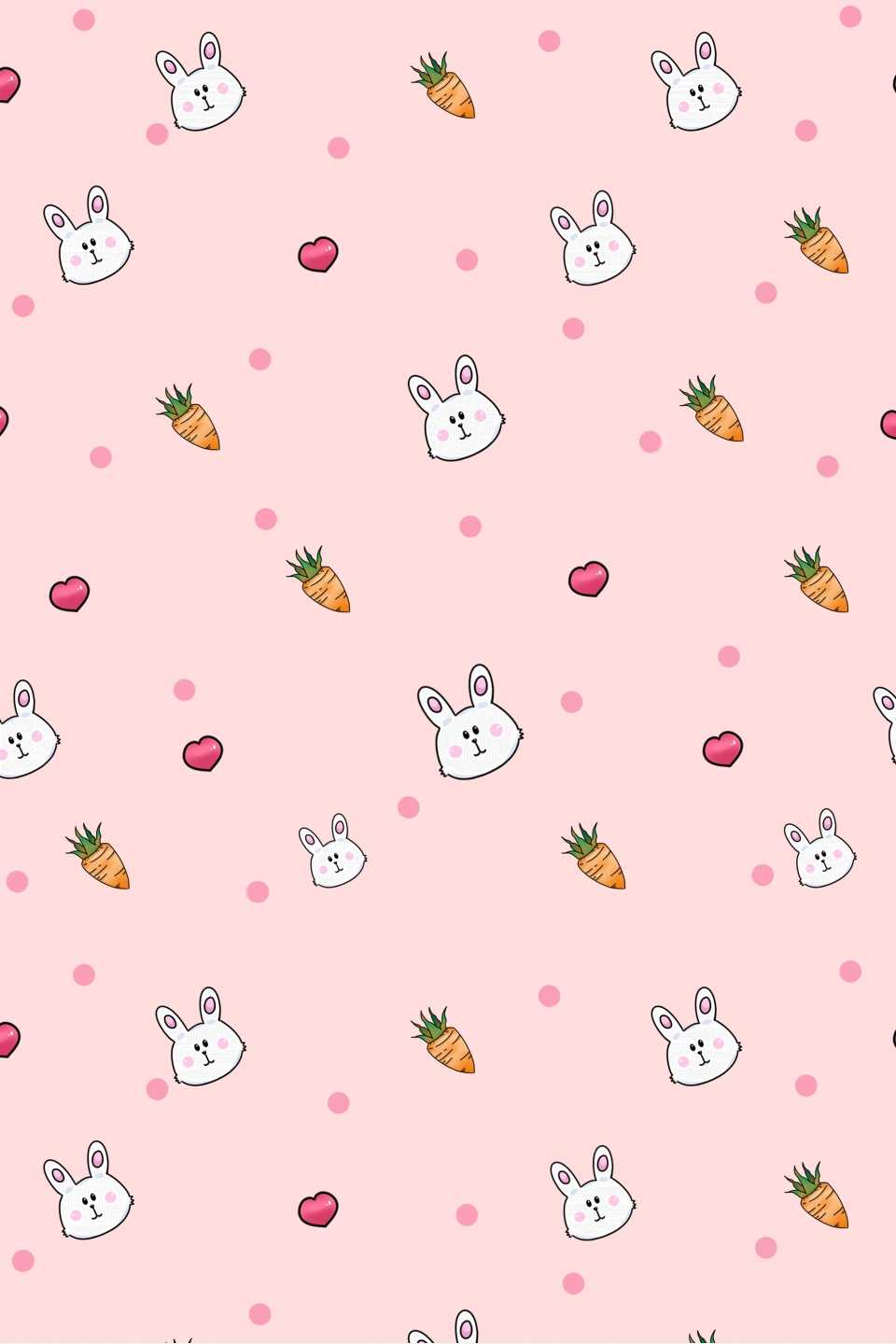 Pattern Bunny Wallpaper - Wallpaper Sun