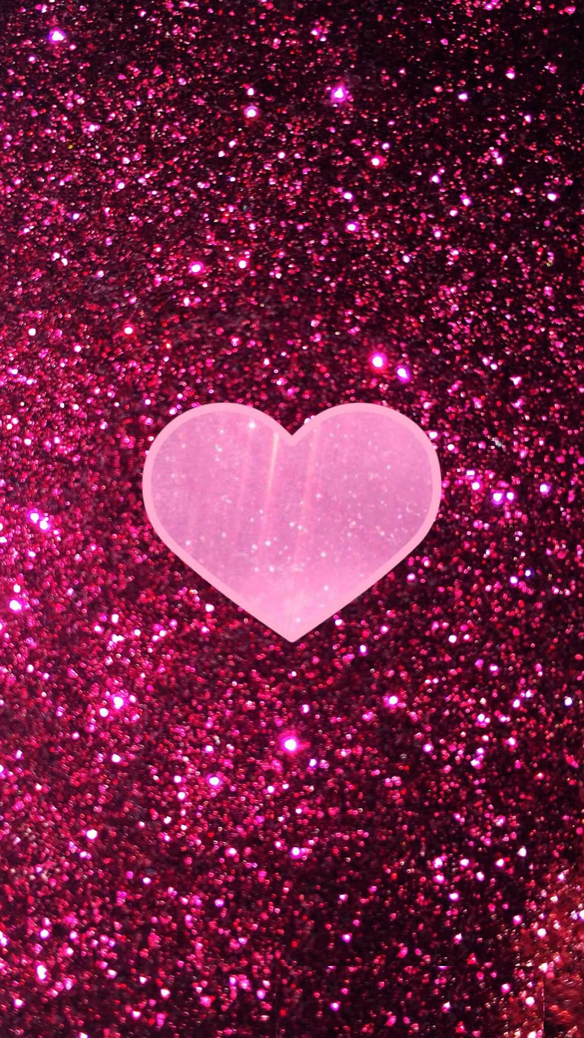 Iphone Pink Heart Wallpaper - Wallpaper Sun
