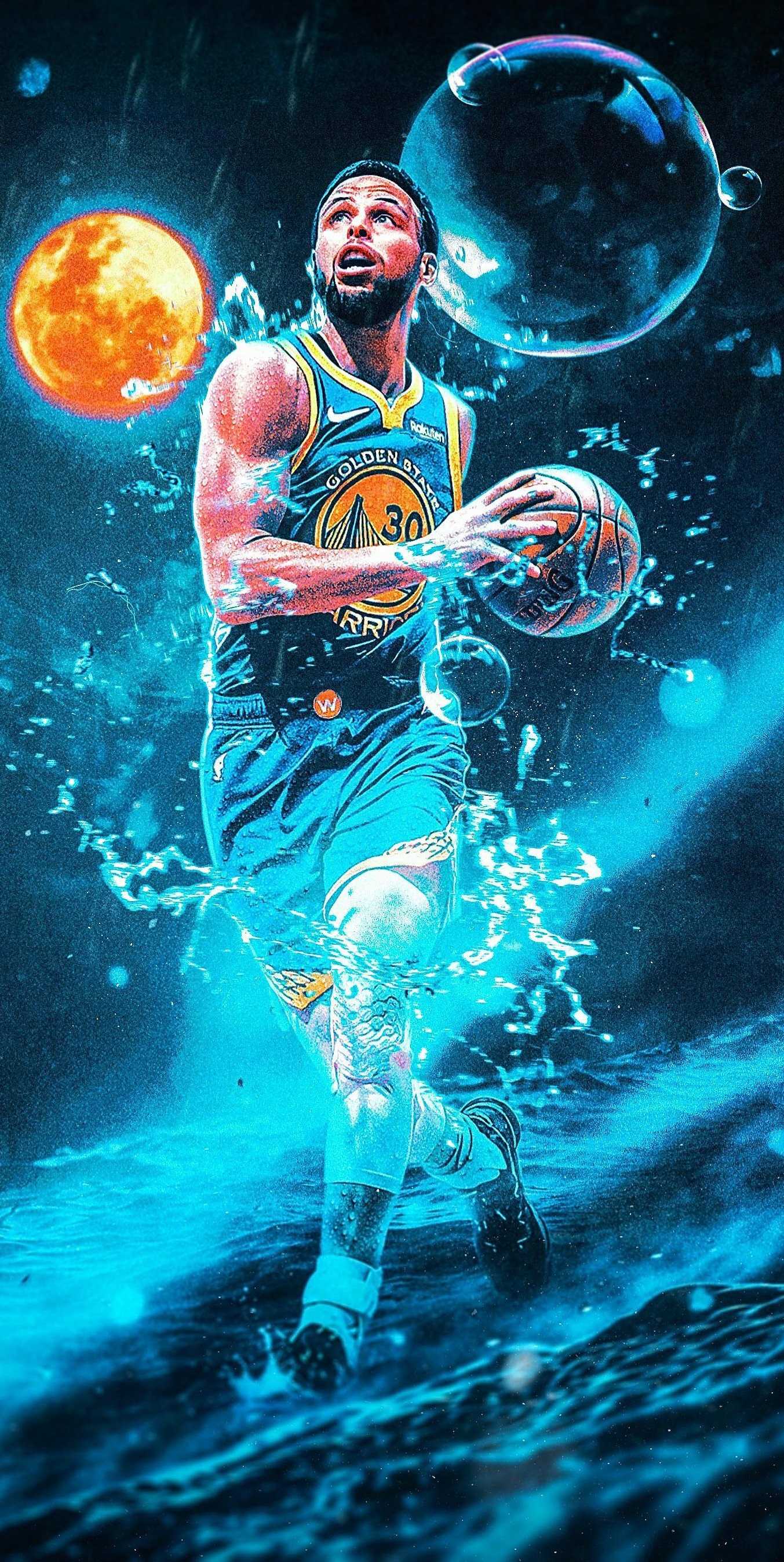 Steph Curry Wallpaper Discover more animated, cool, home screen, Iphone,  water wallpapers.  in 2023