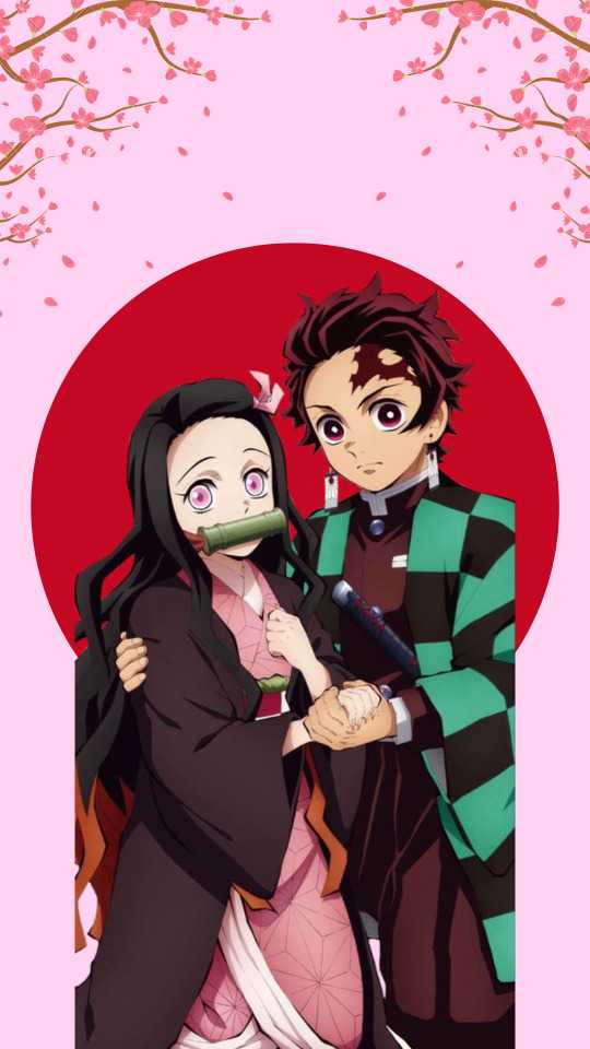 Phone Tanjiro And Nezuko Wallpaper - Wallpaper Sun